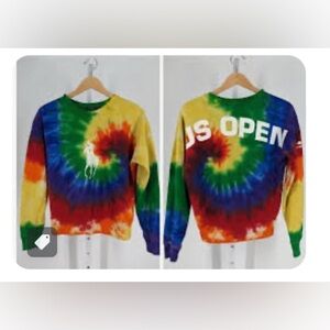 Polo ralph Lauren tie dye US Open Sweatshirt S